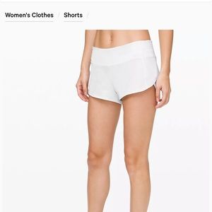 Lululemon speed up shorts 2.5” size 6